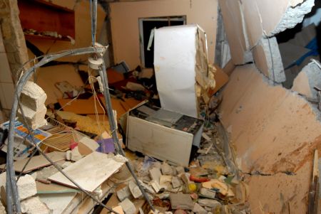 Explozia din 15 ianuarie 2010 a distrus locuintele oamenilor