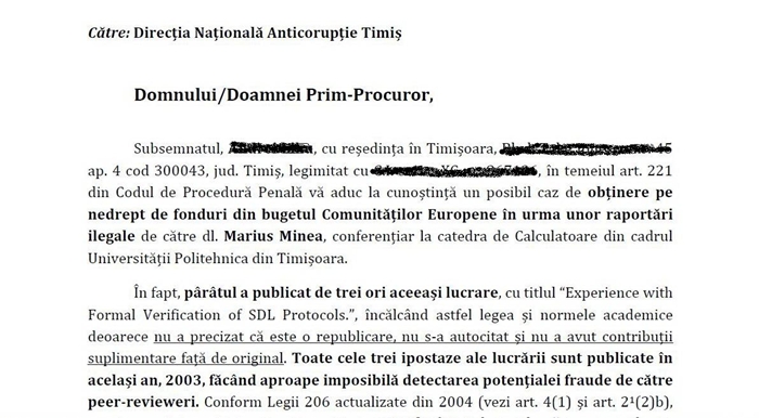 Procurorii DNA investigheaza un caz de autoplagiat la Procurorii DNA investigheaza un caz de autoplagiat la