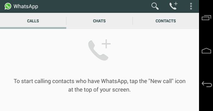 whatsapp calls