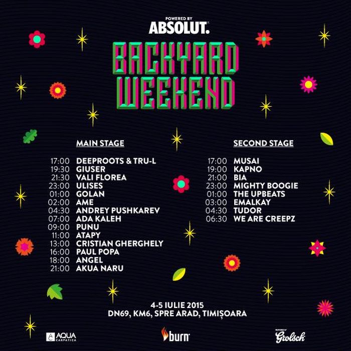 line up backyard weekend 2015