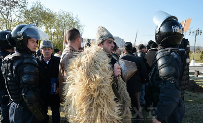 protest ciobani jandarmi