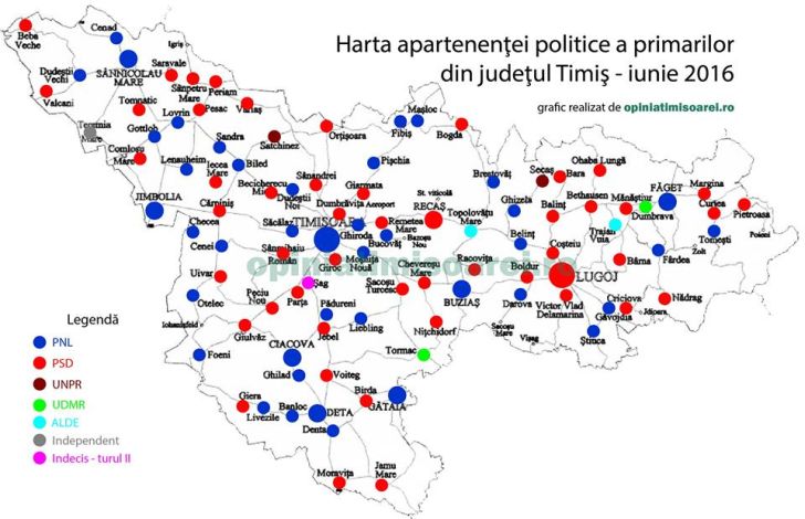harta-votului-alegeri-locale-timis-2016
