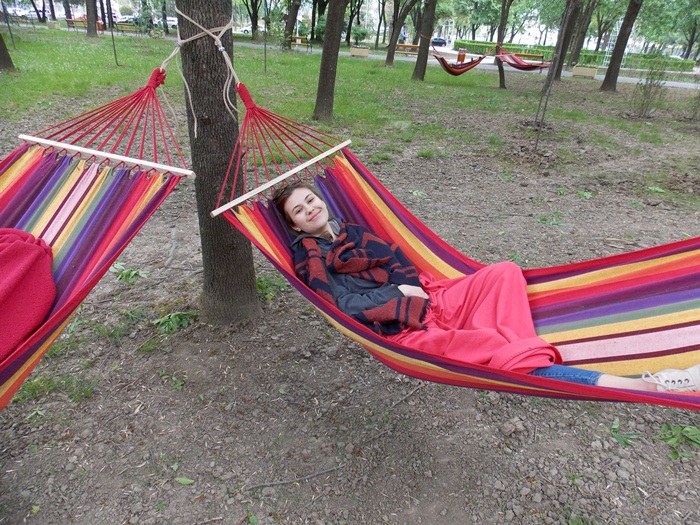 mild leave practice Distractie mare, la hamac, in Complexul Studentesc din Timisoara! O noua  aparitie surpriza in parcul tinerilor! FOTO! – Opinia Timisoarei