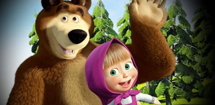 Cum a ajuns desenul animat "Masha ursul" in top 10 cele mai vizionate din toata lumea! - Opinia