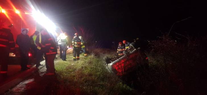 Accident tragic în Timiș: O femeie și-a pierdut viața după răsturnarea unei mașini. Accident tragic în Timiș: O femeie și-a pierdut viața după răsturnarea unei mașini.