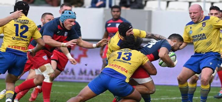 SCM USV Timișoara va înfrunta Steaua în semifinalele Cupei României la rugby