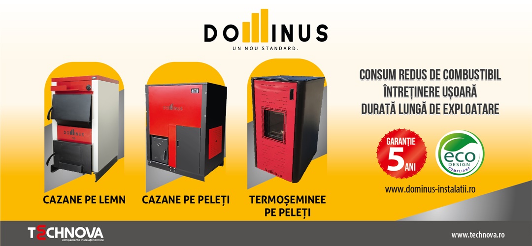 Centralele Dominus - soluția perfectă pentru eficiență termică în instalații. Centralele Dominus - soluția perfectă pentru eficiență termică în instalații.