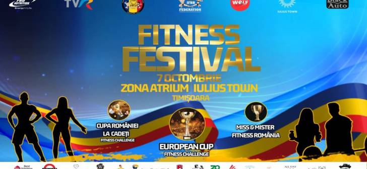 Iulius Town Timișoara găzduiește un Festival Fitness cu competiții sportive majore în culturism și fitness.