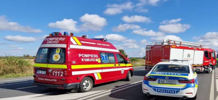 Soferita a provocat un accident la plecarea de pe loc, langa Timisoara. O alta femeie condusa la spital. Soferita a provocat un accident la plecarea de pe loc, langa Timisoara. O alta femeie condusa la spital.