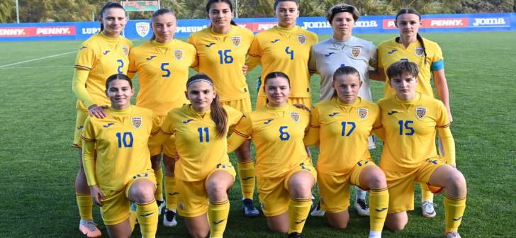 Fetele de la fotbal din Timiș au ajutat echipa națională a junioarelor la egalarea în preliminariile Euro 2024