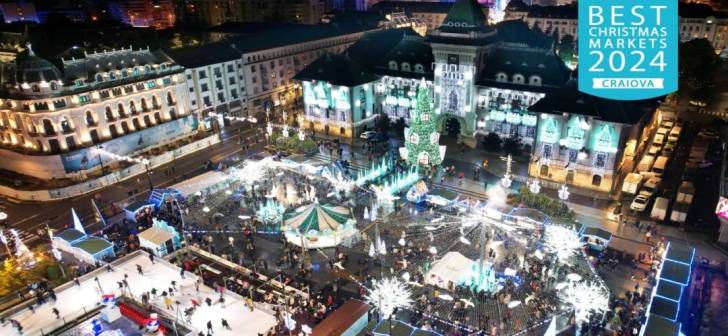 Targul de Craciun din Craiova, clasat al doilea cel mai frumos din Europa. A depasit Viena sau Londra. Imagine