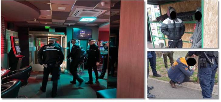 Un om fuma sub un pod din Timisoara, surprins de politie.