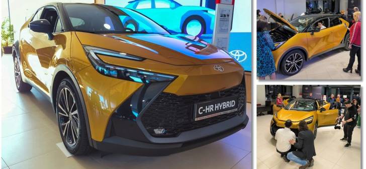 Noul model Toyota C-HR, cu design elegant și tehnologie avansată, a fost lansat la Timișoara. (Foto)