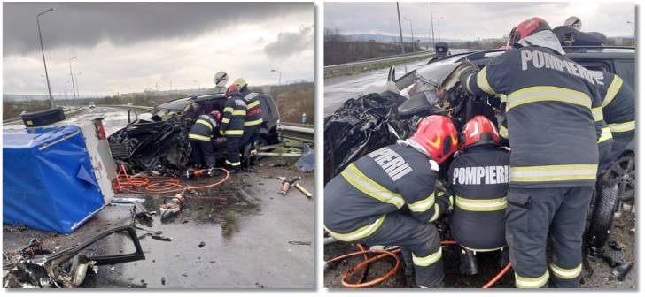 Accident tragic în Banat: un mort și 6 răniți pe șosea. Imagine. Accident tragic în Banat: un mort și 6 răniți pe șosea. Imagine.