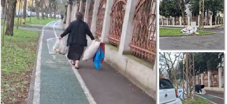 Amenda de 15.000 de lei pentru o femeie care a aruncat gunoiul pe strada la Timisoara cu ajutorul vagabonzilor Amenda de 15.000 de lei pentru o femeie care a aruncat gunoiul pe strada la Timisoara cu ajutorul vagabonzilor