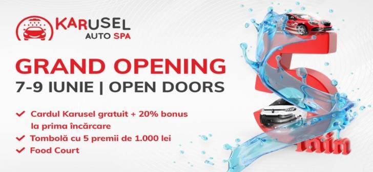 Karusel Auto Spa, noul centru de spalatorie auto modern. Karusel Auto Spa, noul centru de spalatorie auto modern.