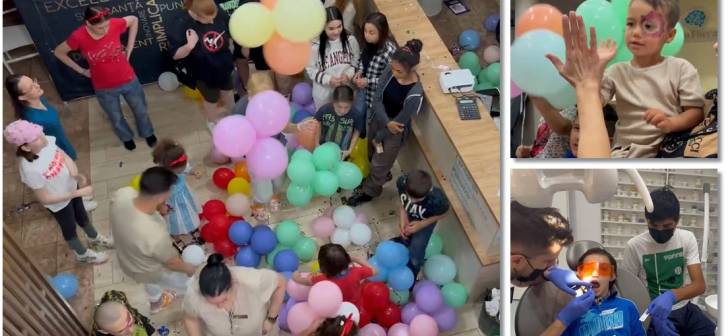 Ziua Copiilor la Dental Art Clinic Timisoara: Sarbatoare cu dintisori sanatosi