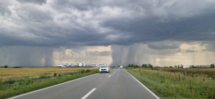Furtuni avertizate în Timișoara și Banat: zonele afectate.
