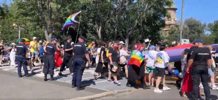 Sute de persoane au participat la marsul LGBTQIA+ din Timișoara. Sute de persoane au participat la marsul LGBTQIA+ din Timișoara.