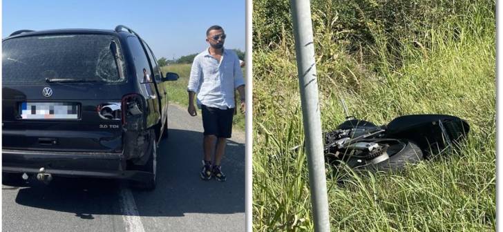 Tanar motociclist de 23 de ani accidentat grav in trafic. Tanar motociclist de 23 de ani accidentat grav in trafic.