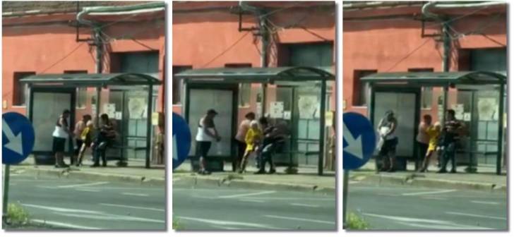 Batrana de 87 de ani jefuita de Frusina si complicii ei. Hoți de buzunare la statia de autobuz din Timisoara. Clip video. Batrana de 87 de ani jefuita de Frusina si complicii ei. Hoți de buzunare la statia de autobuz din Timisoara. Clip video.