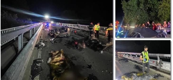 Tragedie: 5 oameni au murit intr-un accident devastator. Masina distrusa. Tragedie: 5 oameni au murit intr-un accident devastator. Masina distrusa.