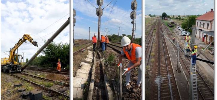 Trei santiere in constructie pentru modernizarea caii ferate CFR.