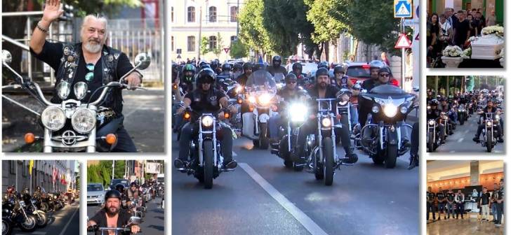 Parada de motociclisti la Timisoara, omagiu pentru Nicu Covaci