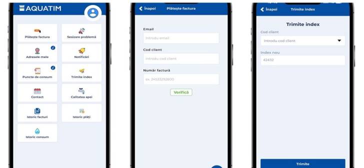 Noua versiune a aplicatiei My Aquatim, disponibila pentru Android si iOS Noua versiune a aplicatiei My Aquatim, disponibila pentru Android si iOS
