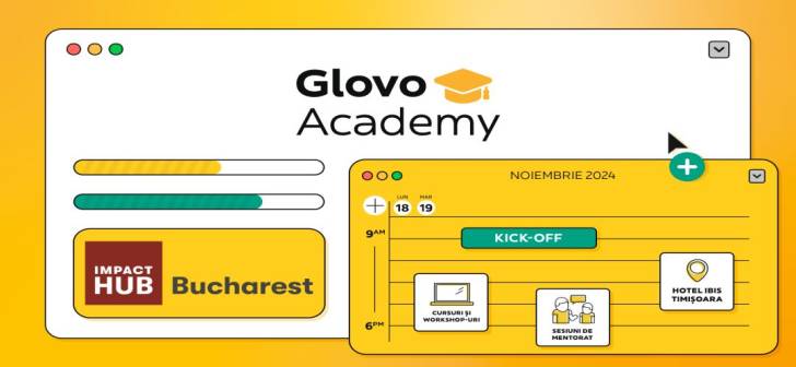 Glovo Academy vine la Timișoara: cursuri practice pentru digitalizarea restaurantelor locale.