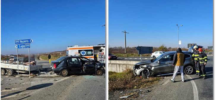 Accident pe autostradă în Timiș, patru victime, detalii în imagini Accident pe autostradă în Timiș, patru victime, detalii în imagini