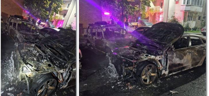 Cine sunt autorii incendiului care a distrus patru mașini în parcarea locală? Cine sunt autorii incendiului care a distrus patru mașini în parcarea locală?