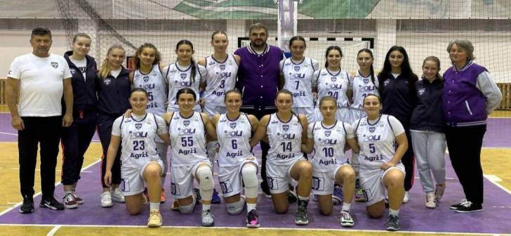 Baschetbalistele de la Poli Timișoara, printre primele trei echipe din Liga 1