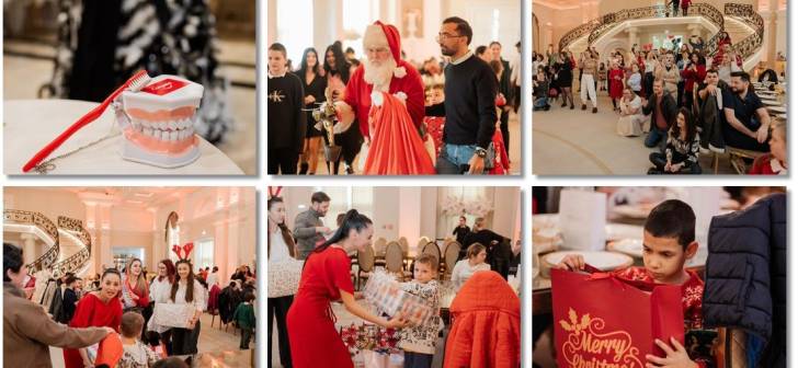 Peste 100 de copii din centre de plasament au primit daruri de Crăciun.
