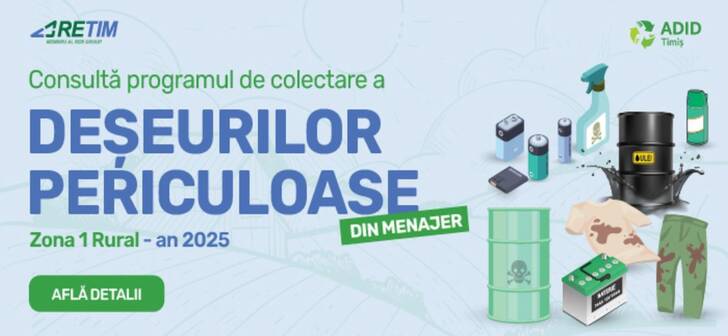 Cum gestionăm deseurile periculoase din gospodărie? Colectarea separată, o soluție eficientă!