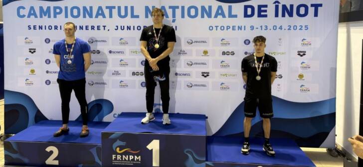 Emil Dancanet și alți sportivi de la Po fac valuri la Nationalele de înot.