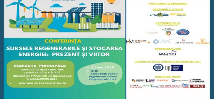Conferință despre energia regenerabilă și stocarea acesteia, organizată de CCIAT