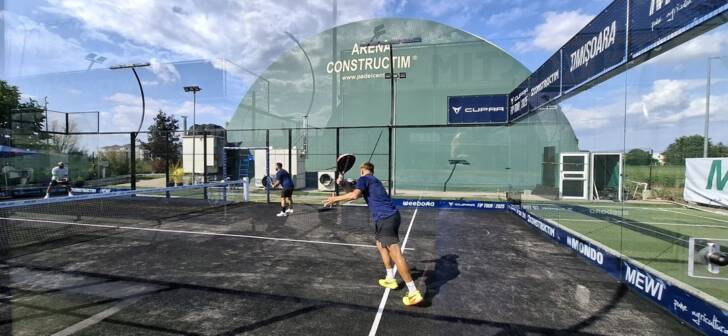 Echipele din România avansează în turneul FIP Silver de padel de la Timișoara. FOTO
