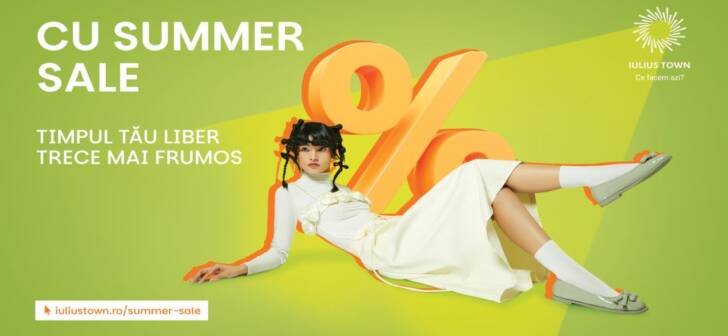 Începe vara cu reduceri de până la 70% la Iulius Town Timișoara!