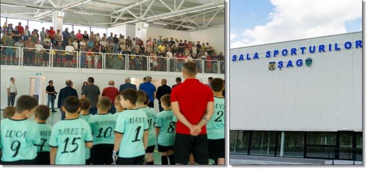 Inaugurarea unei săli de sport de 1,7 milioane de euro lângă Timișoara. FOTO Inaugurarea unei săli de sport de 1,7 milioane de euro lângă Timișoara. FOTO