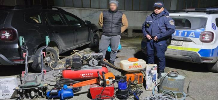 Poliția a prins un hoț după mai multe furturi efectuate în Boldur