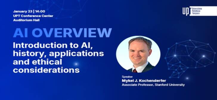 Profesorul Mykel J. Kochenderfer de la Stanford discută despre viitorul inteligenței artificiale. Profesorul Mykel J. Kochenderfer de la Stanford discută despre viitorul inteligenței artificiale.
