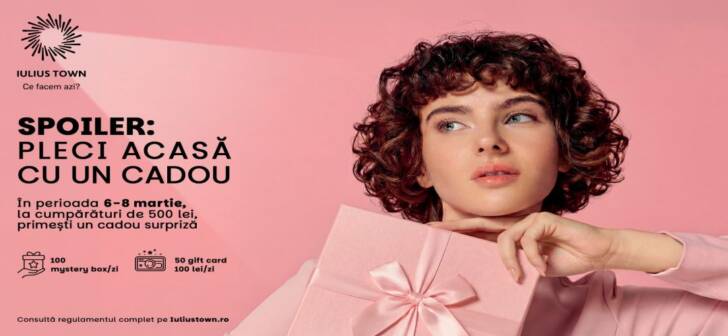 Iulius Town Timișoara sărbătorește Ziua Femeii cu cadouri surpriză pentru doamne Iulius Town Timișoara sărbătorește Ziua Femeii cu cadouri surpriză pentru doamne